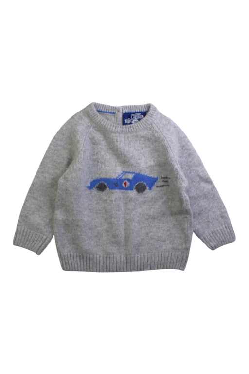 A Grey Knit Sweaters from Thomas Brown in size 12-18M for boy. (Front View)