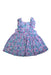 A Pink Sleeveless Dresses from Jacadi in size 2T for girl. (Back View)