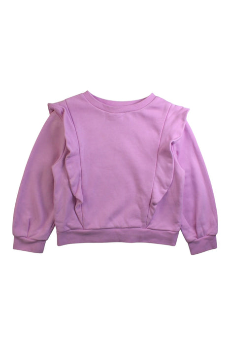A Pink Crewneck Sweatshirts from Jacadi in size 3T for girl. (Front View)