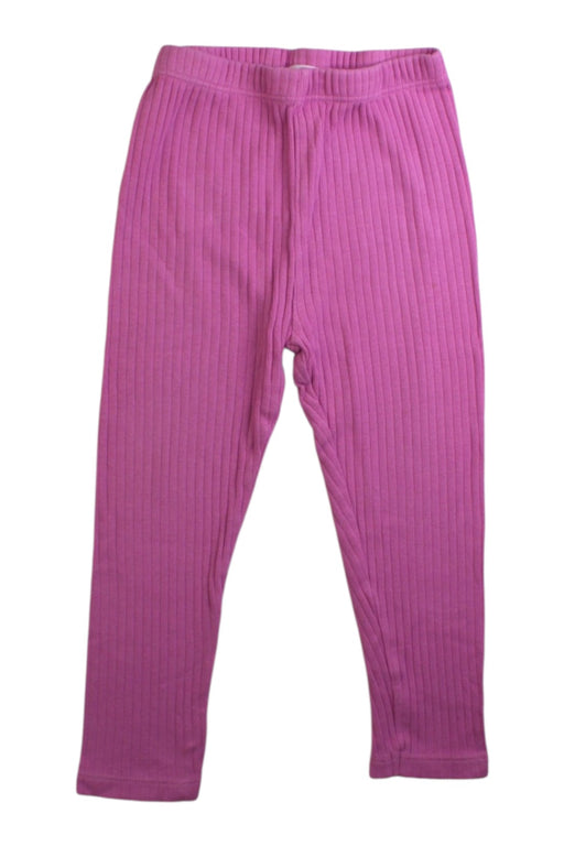 A Pink Leggings from purebaby in size 18-24M for girl. (Front View)
