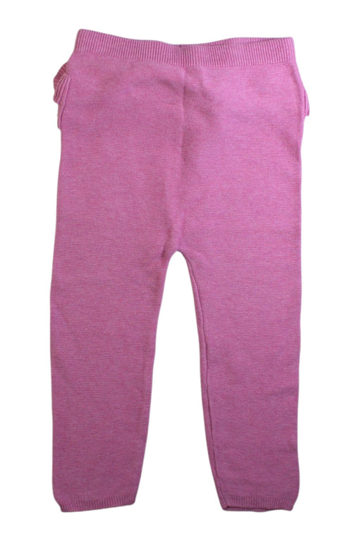 A Pink Casual Pants from purebaby in size 18-24M for girl. (Front View)