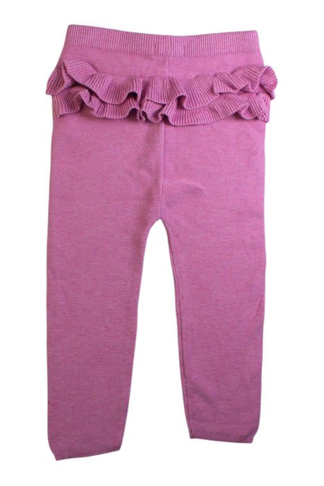 A Pink Casual Pants from purebaby in size 18-24M for girl. (Back View)