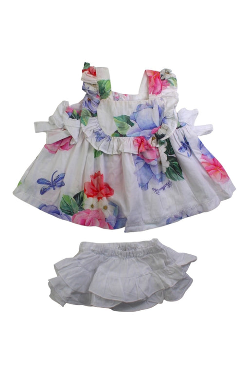 A Multicolour Dress Sets from Balloon Chic in size 0-3M for girl. (Front View)