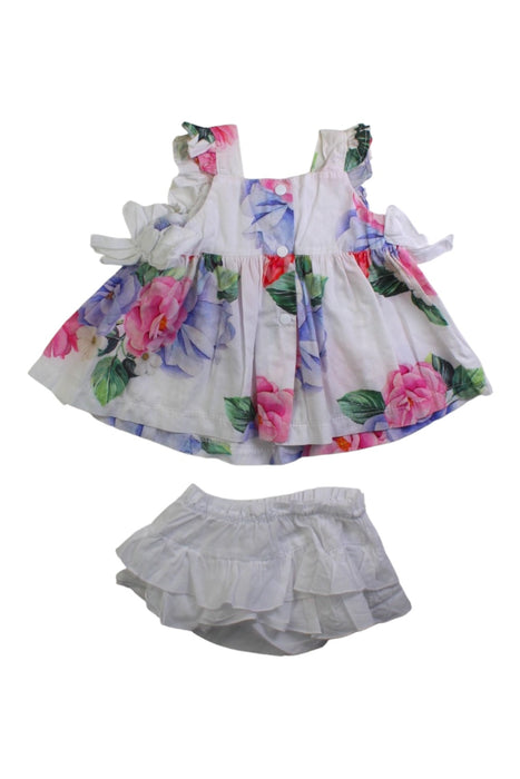 A Multicolour Dress Sets from Balloon Chic in size 0-3M for girl. (Back View)