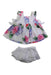 A Multicolour Dress Sets from Balloon Chic in size 0-3M for girl. (Back View)