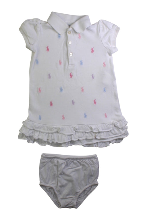 A White Dress Sets from Ralph Lauren in size 6-12M for girl. (Front View)