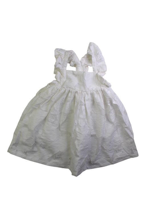 A White Sleeveless Dresses from Country Road in size 12-18M for girl. (Front View)