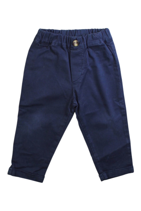 A Navy Casual Pants from Thomas Brown in size 12-18M for boy. (Front View)