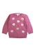 A Pink Knit Sweaters from purebaby in size 18-24M for girl. (Front View)
