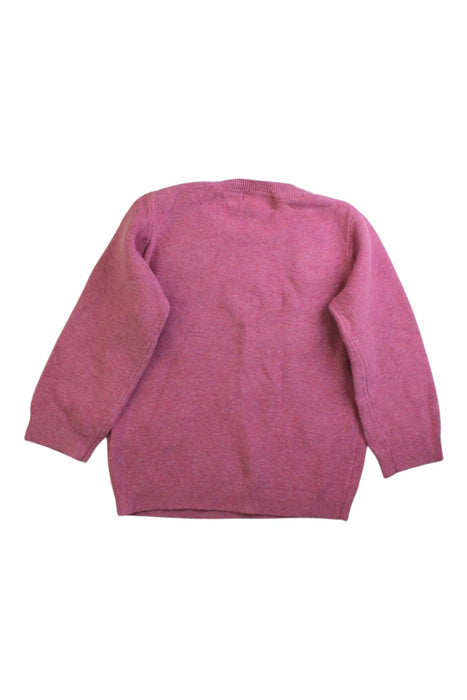 A Pink Knit Sweaters from purebaby in size 18-24M for girl. (Back View)