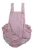 A Pink Sleeveless Rompers from purebaby in size 6-12M for girl. (Front View)