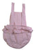 A Pink Sleeveless Rompers from purebaby in size 6-12M for girl. (Back View)