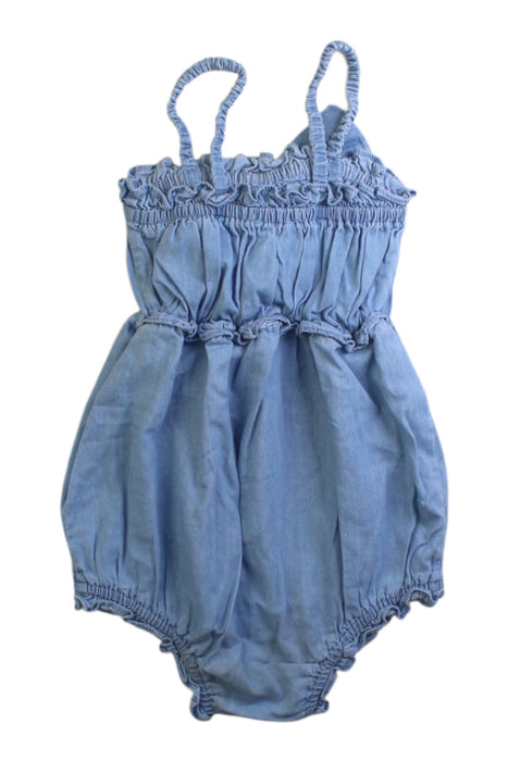 A Blue Sleeveless Rompers from Country Road in size 18-24M for girl. (Back View)
