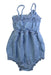 A Blue Sleeveless Rompers from Country Road in size 18-24M for girl. (Back View)