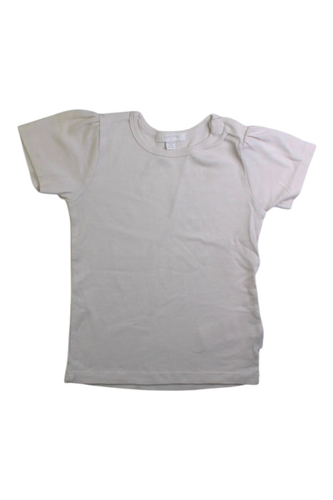 A Ivory Short Sleeve T Shirts from purebaby in size 18-24M for girl. (Front View)