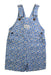 A Blue Overall Shorts from Goldie + Ace in size 12-18M for girl. (Front View)