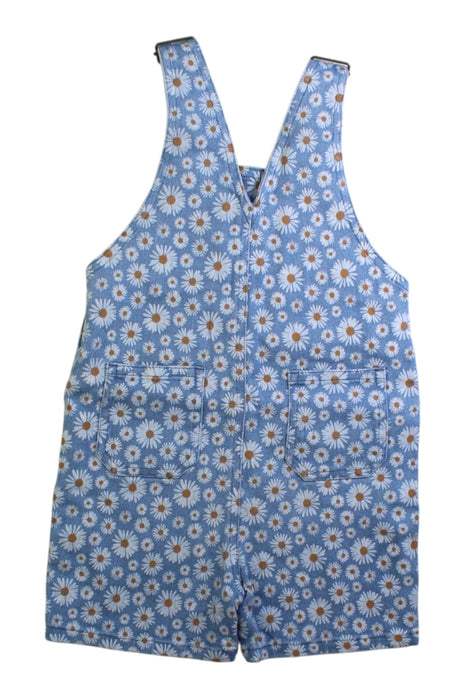 A Blue Overall Shorts from Goldie + Ace in size 12-18M for girl. (Back View)