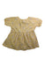 A Yellow Short Sleeve Dresses from purebaby in size 6-12M for girl. (Back View)