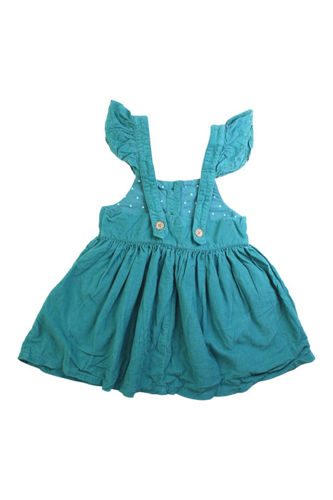 A Teal Sleeveless Dresses from purebaby in size 18-24M for girl. (Back View)