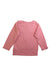 A Pink Long Sleeve Tops from purebaby in size 18-24M for girl. (Back View)