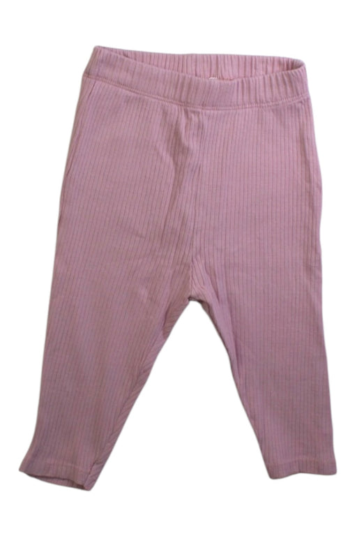 A Pink Leggings from purebaby in size 3-6M for girl. (Front View)