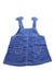 A Blue Overall Dresses from Mayoral in size 3-6M for girl. (Back View)