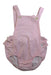 A Pink Overall Shorts from purebaby in size 12-18M for girl. (Front View)