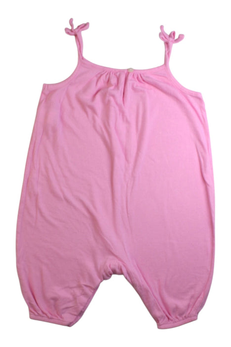 A Pink Sleeveless Rompers from Ralph Lauren in size 6-12M for girl. (Back View)