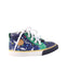 A Navy Sneakers from Shoo Pom in size 12-18M for boy. (Back View)