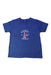A Blue Short Sleeve T Shirts from Petit Bateau in size 12-18M for boy. (Front View)