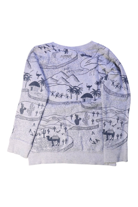 A Grey Crewneck Sweatshirts from Seed in size 7Y for boy. (Back View)