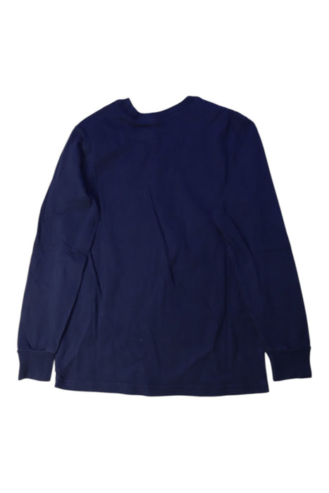 A Navy Long Sleeve T Shirts from Patagonia in size 5T for boy. (Back View)