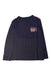 A Navy Long Sleeve T Shirts from Patagonia in size 5T for boy. (Front View)