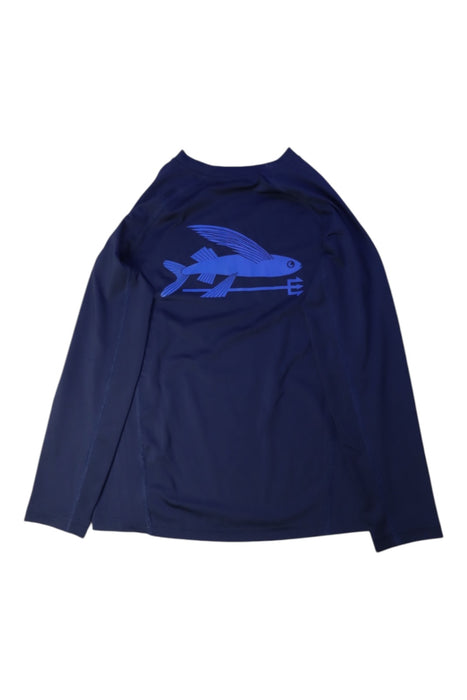 Navy Patagonia Long Sleeve Rash Guard 7Y-8Y — Retykle