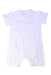 A White Short Sleeve Rompers from Moschino in size 12-18M for neutral. (Back View)
