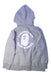 A Grey Zippered Sweatshirts from Bape by A Bathing Ape in size 7Y for boy. (Back View)