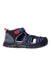 A Black Sandals from Dr. Kong in size 5T for boy. (Front View)