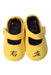 A Yellow Flats from Shanghai Tang in size 6-12M for neutral. (Back View)