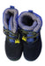 A Blue Winter Boots from Timberland in size 3T for boy. (Back View)