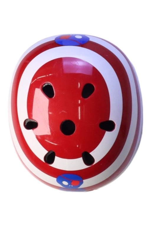 A Red Bikes & Helmets from Micro in size 3T for neutral. (Front View)