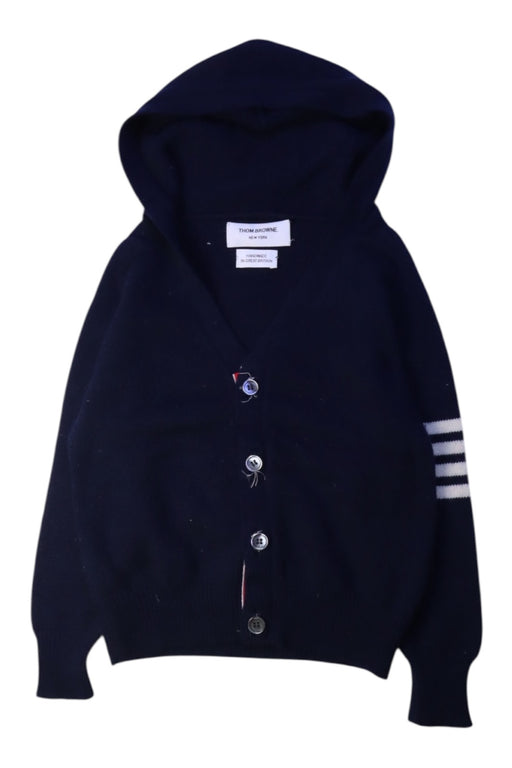 A Navy Cardigans from Thom Browne in size 3T for boy. (Front View)