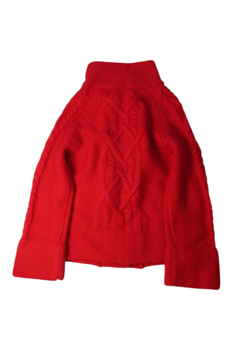 A Red Lightweight Jackets from Shanghai Tang in size 4T for boy. (Back View)