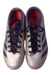 A Silver Cleats/Soccer Shoes from Adidas in size 9Y for boy. (Back View)