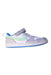 A White Sneakers from Nike in size 7Y for boy. (Front View)