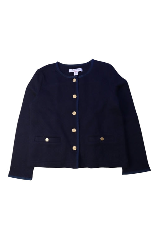 A Navy Cardigans from Brooks Brothers in size 10Y for girl. (Front View)