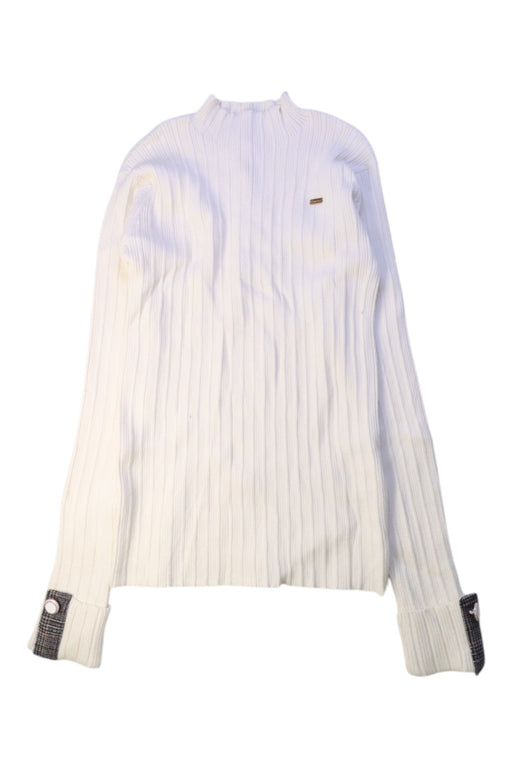 A White Long Sleeve Tops from Patachou in size 12Y for girl. (Front View)