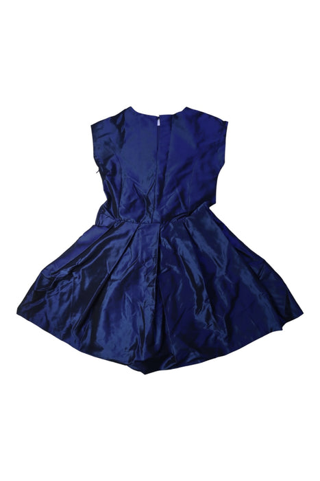 A Navy Sleeveless Dresses from Jacadi in size 12Y for girl. (Back View)
