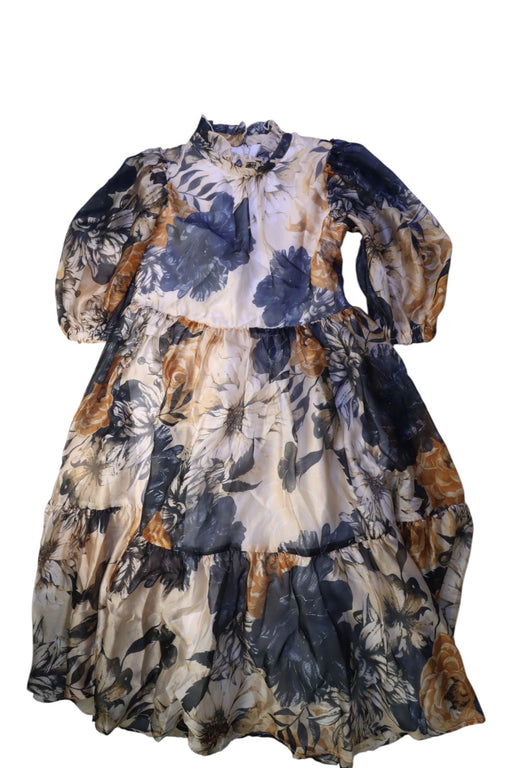A Multicolour Long Sleeve Dresses from Paade in size 11Y for girl. (Front View)