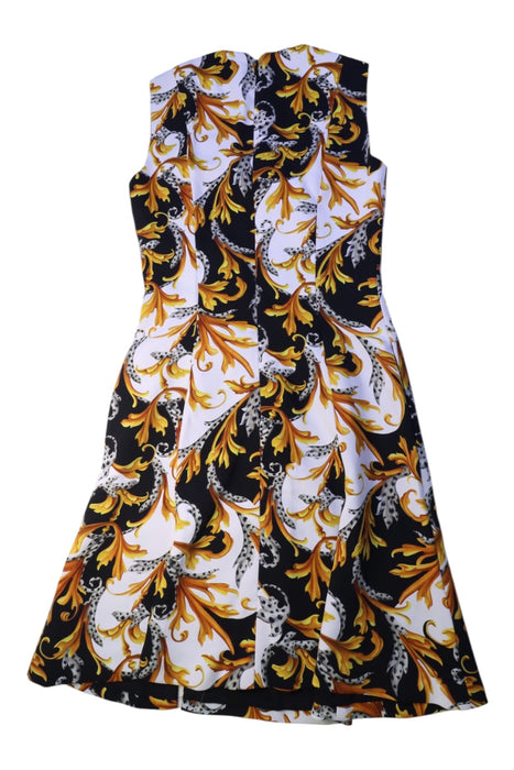 A Black Sleeveless Dresses from Young Versace in size 13Y for girl. (Back View)