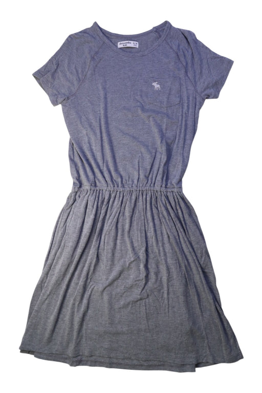 A Grey Short Sleeve Dresses from Abercrombie & Fitch in size 13Y for girl. (Front View)